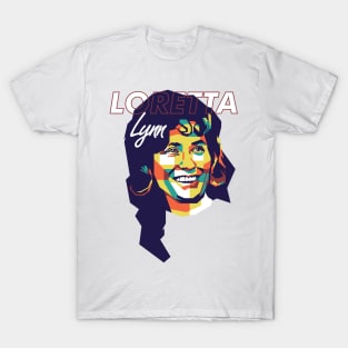 Tribute Loretta Lynn on WPAP Style T-Shirt